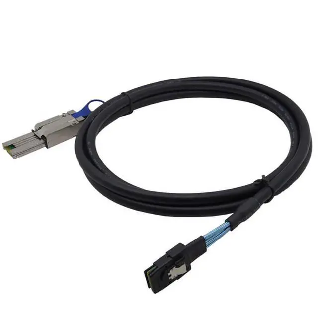 Alt view image 5 of 6 - Mini SAS 8087 to SAS HD SFF 8088 Internal External Server Cable 6Gbps High Speed 28AWG Copper Data Transfer Cord, 10 Ohm Impedance (0.5M)
