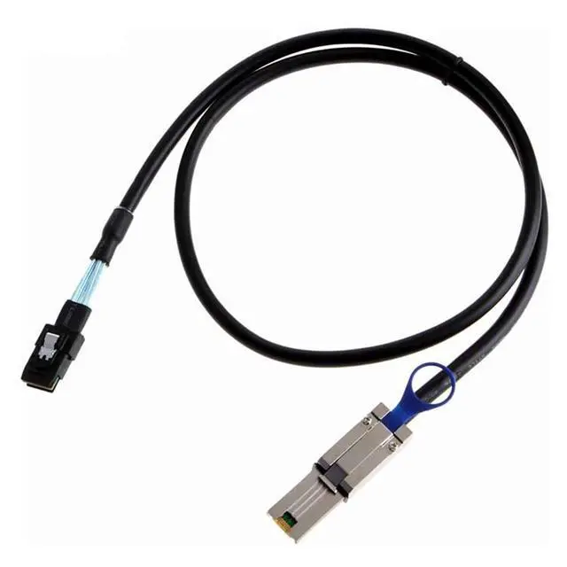Alt view image 3 of 6 - Mini SAS 8087 to SAS HD SFF 8088 Internal External Server Cable 6Gbps High Speed 28AWG Copper Data Transfer Cord, 10 Ohm Impedance (0.5M)