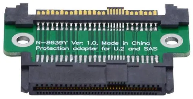 Alt view image 7 of 7 - U.2 U2 SFF-8639 NVME PCIe 4.0 SSD Male to Female Adapter Extension 68pin PCI Express PCBA