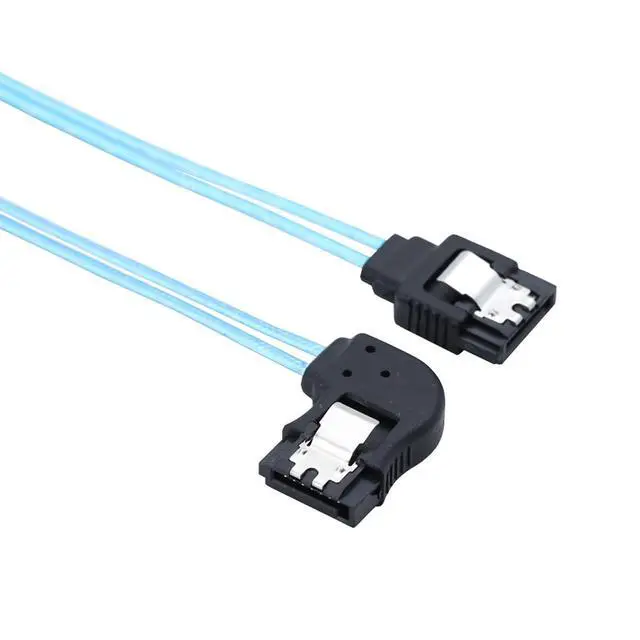 Alt view image 4 of 6 - SATA 7P Female Right Angle to SATA Female 180 Degree Cable 12Gbps SAS High Speed Server Hard Drive Connection, 30AWG Low-Loss Wire (1M)
