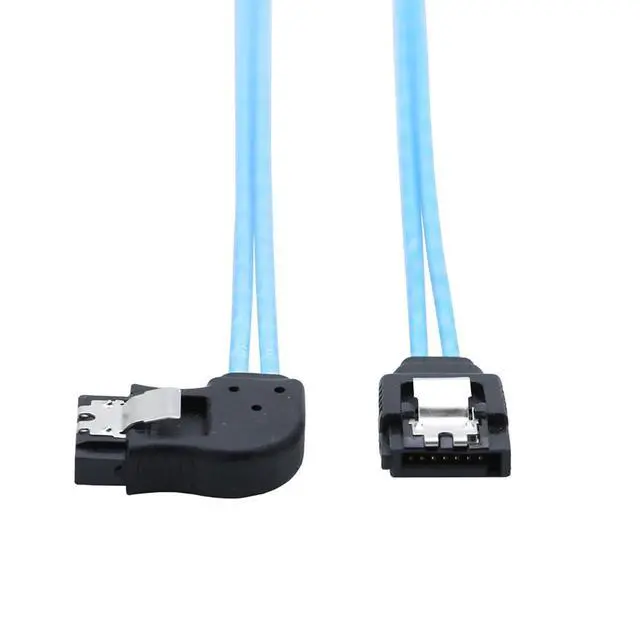 Alt view image 3 of 6 - SATA 7P Female Right Angle to SATA Female 180 Degree Cable 12Gbps SAS High Speed Server Hard Drive Connection, 30AWG Low-Loss Wire (1M)