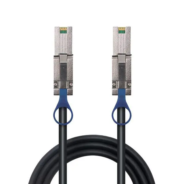 Alt view image 4 of 6 - Mini SAS HD SFF 8088 26P to SAS HD 8088 Stacking Server Cable 6Gbps High Speed 28AWG Copper Data Transfer Cord, 10 Ohm Impedance (1M)