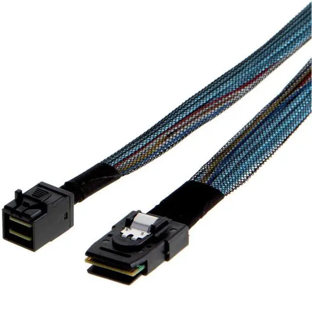 Alt view image 3 of 6 - Mini SAS SFF-8087 to Mini SAS HD SFF-8643 High-Speed Internal Server Cable (59.05, Inches)