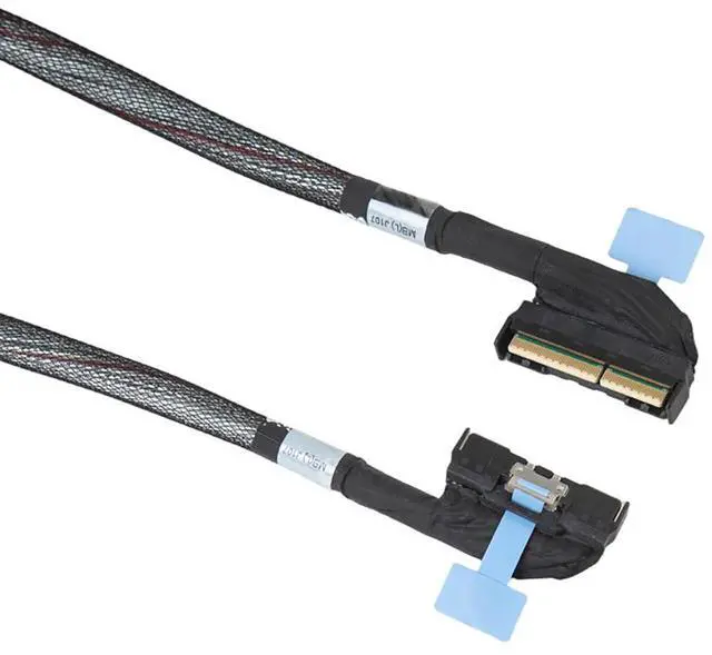 Main image of MCIO 16x Server SSD High-Speed Data Cable, Direct Pass-Through, Oxygen-Free Copper, 32cm (12.6in), Reliable Connection Compatible with NVMe/HBA/RAID Applications