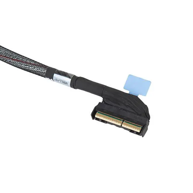 Alt view image 3 of 5 - MCIO 16x Server SSD High-Speed Data Cable, Direct Pass-Through, Oxygen-Free Copper, 32cm (12.6in), Reliable Connection Compatible with NVMe/HBA/RAID Applications