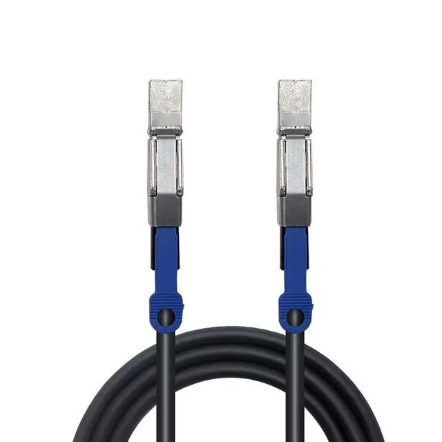 Alt view image 5 of 5 - Mini SAS HD SFF-8644 to Mini SAS SFF-8644 Cable with IC High Speed Server Aggregation Cable, 12Gbps, 28AWG, Low-Loss Flat Interface (1M)