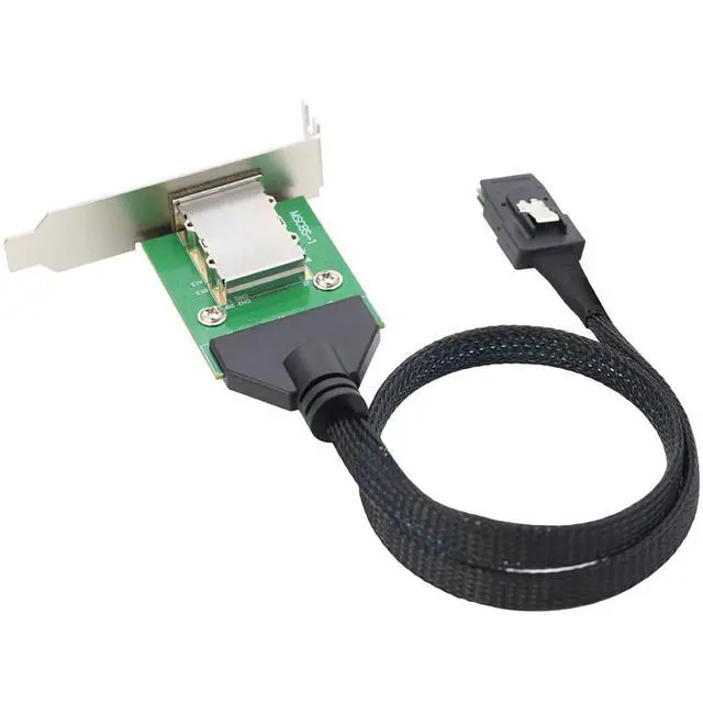 Alt view image 5 of 6 - Mini SAS HD SFF-8087 to SFF-8088 Internal External Converter Cable, 28AWG Copper High-Speed Harness, 6Gbps Data Transfer (0.5M/19.68in)