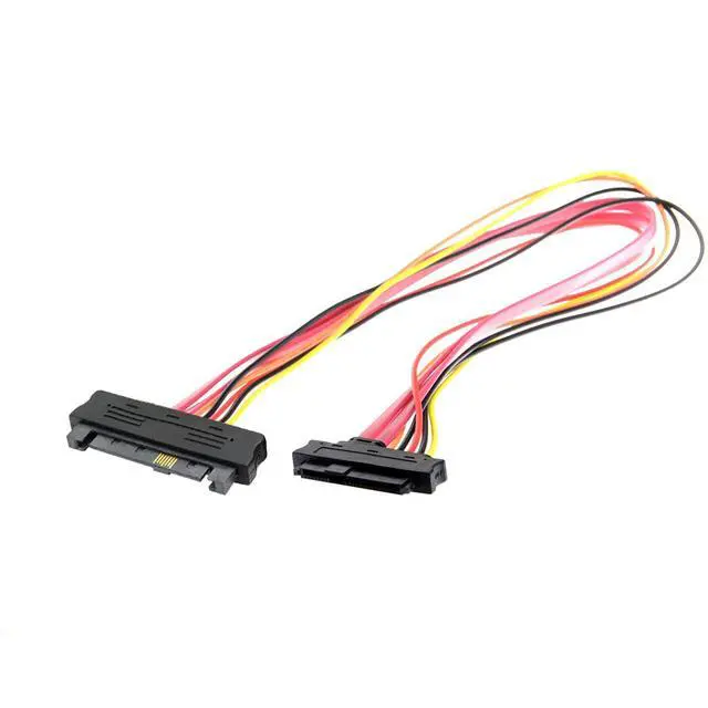 Alt view image 7 of 7 - SAS Hard Disk Drive SFF-8482 SAS Cable 29Pin Male to Female Extension Cable 0.5m