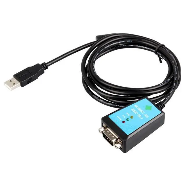 Alt view image 5 of 5 - USB to RS232 Serial Cable 1.8M FTDI Chipset DB9 COM Port Converter Adapter, Industrial-Grade USB to Serial Converter with Surge & ESD Protection, Compatible with Windows/Linux/Mac OS