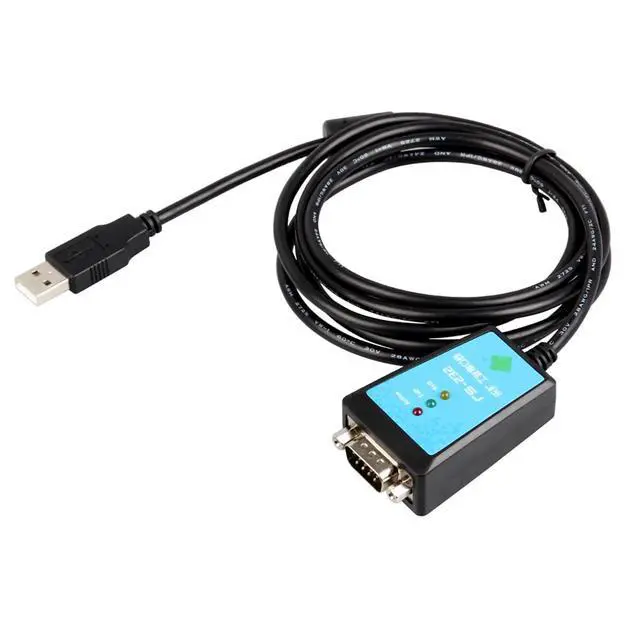 Alt view image 3 of 5 - USB to RS232 Serial Cable 1.8M FTDI Chipset DB9 COM Port Converter Adapter, Industrial-Grade USB to Serial Converter with Surge & ESD Protection, Compatible with Windows/Linux/Mac OS