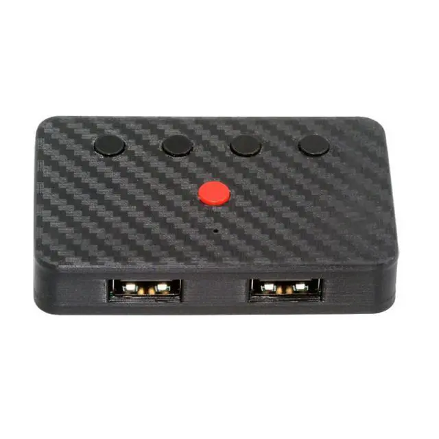 Alt view image 2 of 7 - 2.4G Bluetooth(BT) Converter with Receiver Type-C Power USB Wired Keyboard and Mouse Convert to Wireless for Laptop Tablet Phone