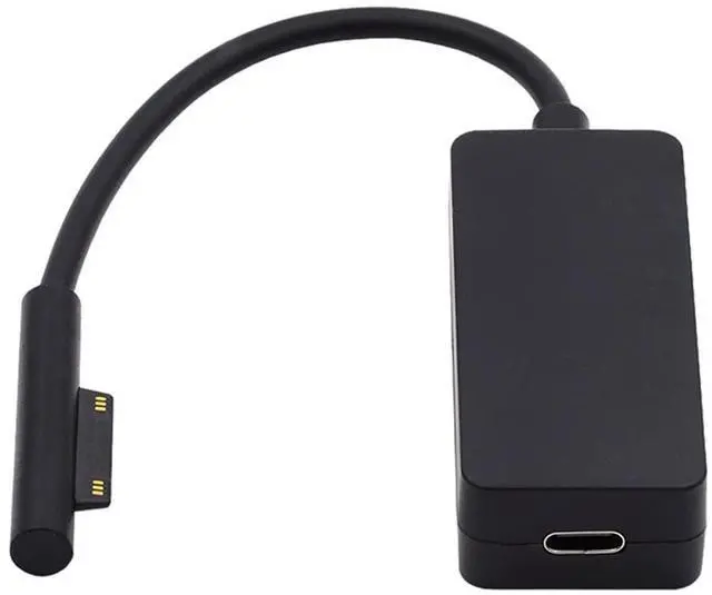Main image of 65W DC 15V Type-C USB-C Female to Surface Pro3 Pro4 Pro5 Pro6 Pro7 Pro8 Pro9 Book Pro Charge Cable 20cm