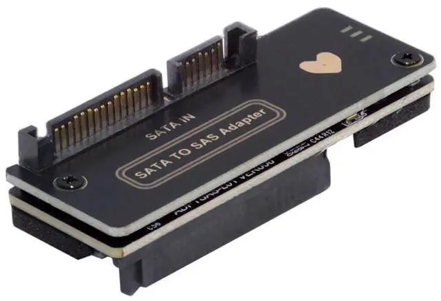 Main image of SAS to SATA 29Pin SFF-8482 to 7+15 22Pin Hard Disk Drive Raid Adapter with Chipset and Power Port