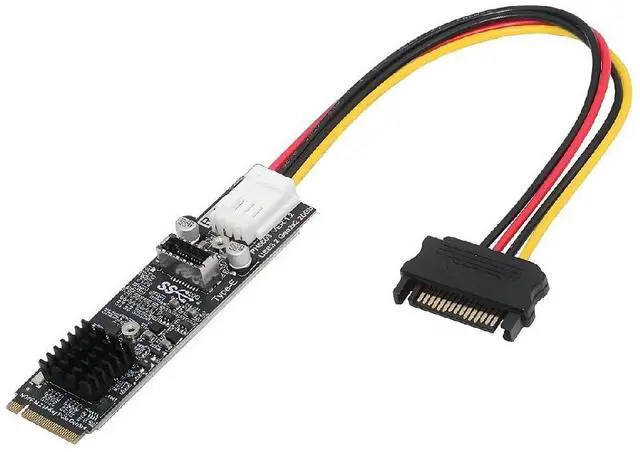 Main image of 20Gbps USB 3.1 Front Panel Socke Type-E t to M-Key NVME NGFF Express Card Adapter for Motherboard ASM3242 Chipset