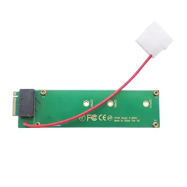 Alt view image 7 of 7 - Ruler 1U GEN-Z EDSFF Short SSD E1.S to NVMe NGFF M-Key 4X Host Carrier Adapter with Power