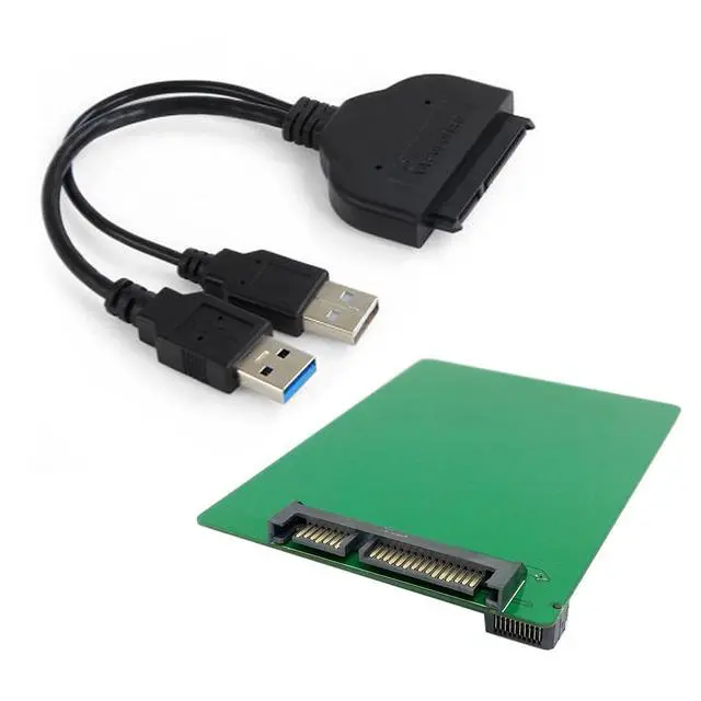 Alt view image 5 of 6 - USB 3.0 to SATA 22pin 2.5 Hard Disk to WD5000MPCK SFF-8784 SATA Express SSD Adapter