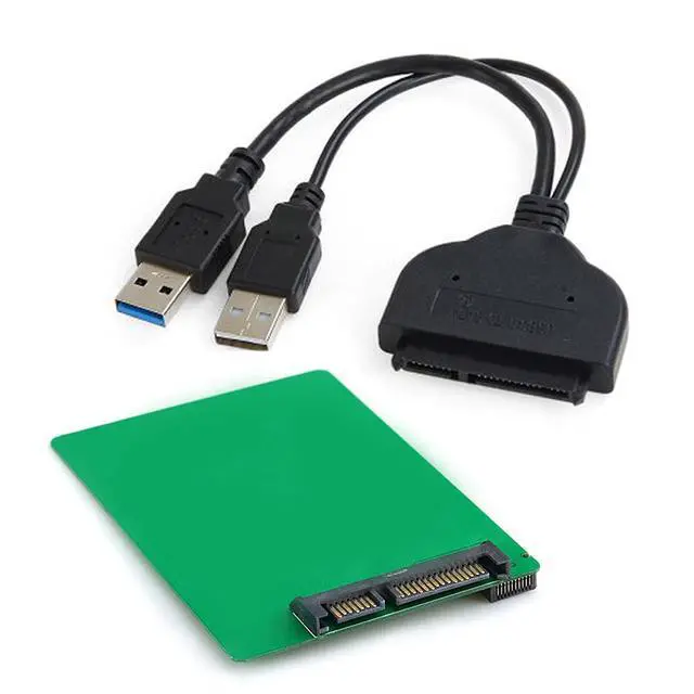 Alt view image 6 of 6 - USB 3.0 to SATA 22pin 2.5 Hard Disk to WD5000MPCK SFF-8784 SATA Express SSD Adapter