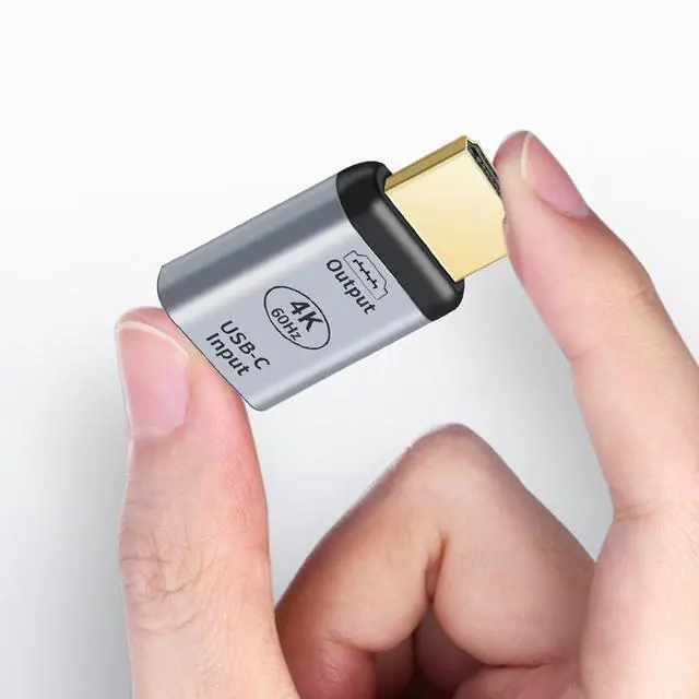 Alt view image 5 of 7 - USB-C Type C Female Source to HDMI Sink HDTV Adapter 4K 60hz 1080p for Tablet & Phone & Laptop