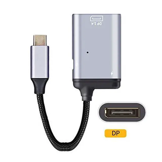 Alt view image 2 of 6 - Chenyang USB-C Type C to Displayport Monitor Converter Adapter 4K 2K 60hz with Female PD Power Port