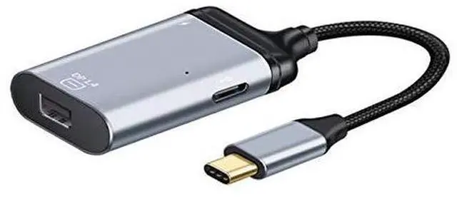 Main image of USB-C Type C to Mini DP Displayport Monitor Converter Adapter 4K 2K 60hz with Female PD Power Port