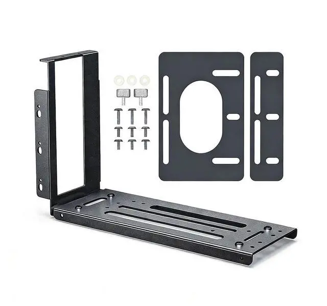 Main image of PCIe x16 Vertical GPU Mount Bracket 90 Degree 2 Slot Graphics Card Case Support PCIe 4.0 for Mid Tower Chassis (Black)
