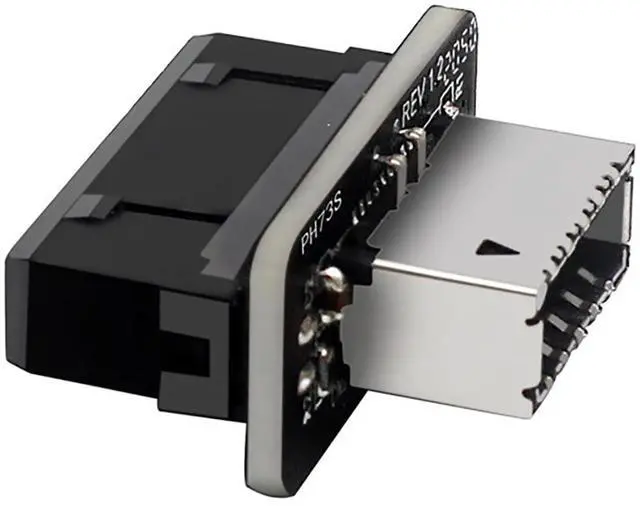 Main image of PH73S USB Front Panel Adapter 10Gbps Type-E USB 3.0 Front 19PIN to 3.1 USB C Header Support for Motherboard with USB 3.0 USB3.1 19PIN Interface (6)
