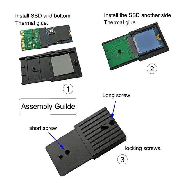 Alt view image 6 of 7 - M.2 NVMe 2230 M-Key SSD to CF-Express Type-B Adapter for Xbox Series X&S CH SN530 SSD PCIe4.0 Expansion Memory Card (Black CFExpress to NVME only Work for CH SN530 SSD)