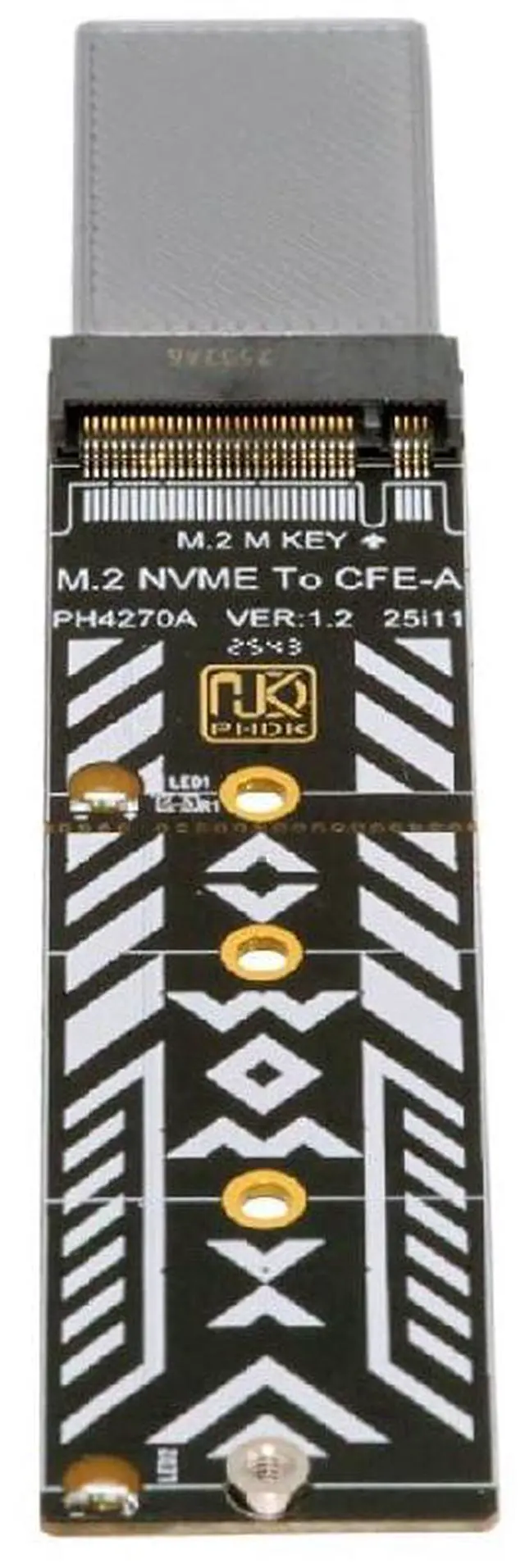 Main image of Type-A CFexpress to 2230 2240 2260 2280 NVME Memory Card Kit Case CFE CFA NGFF M-Key Adapter for Camera 8K RAW PCIe Expansion
