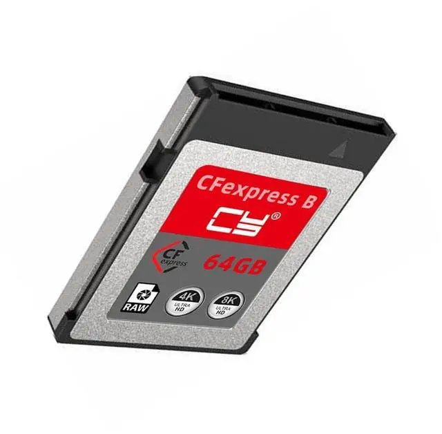Main image of 64GB CFexpress Memory Card Type-B CFE CFB Adapter Compatible with XS Camera 8K RAW PCIe Expansion