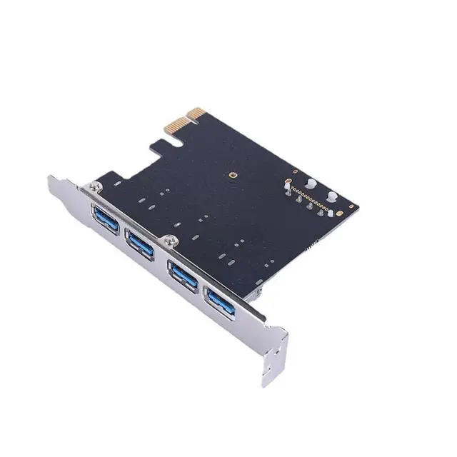Alt view image 4 of 5 - PCIe 3.0 X1 to USB 3.0 Expansion Card 4-Port USB High-Speed Internal Adapter for Desktop PCs, PCI Express to USB 3.0 Hub