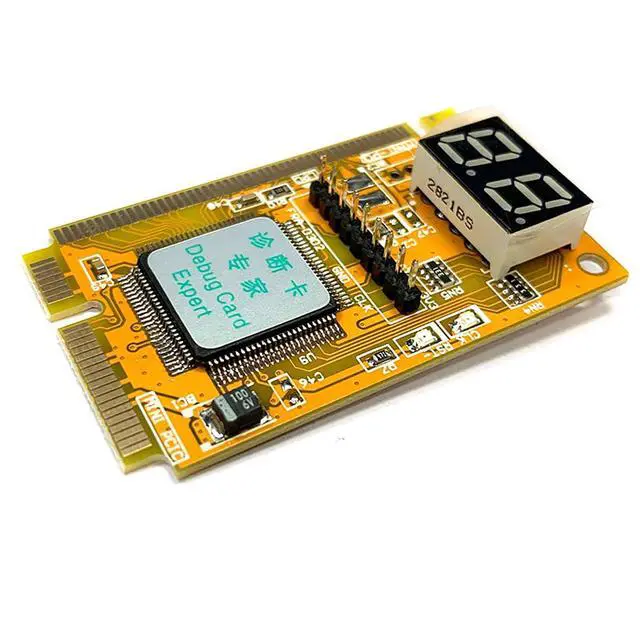 Alt view image 2 of 5 - Mini PCIe Laptop Motherboard Diagnostic Card PCIe Post Test Card for Notebook Motherboard Fault Detection and Hardware Troubleshooting