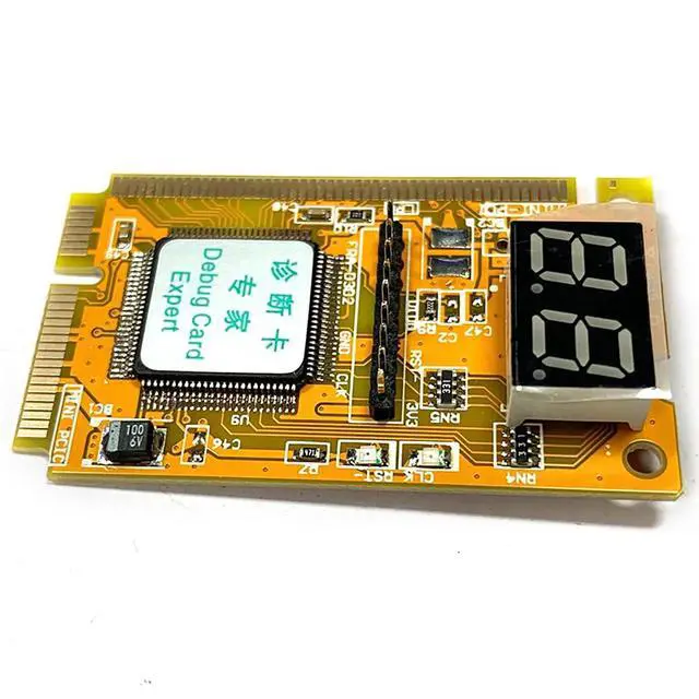 Alt view image 4 of 5 - Mini PCIe Laptop Motherboard Diagnostic Card PCIe Post Test Card for Notebook Motherboard Fault Detection and Hardware Troubleshooting
