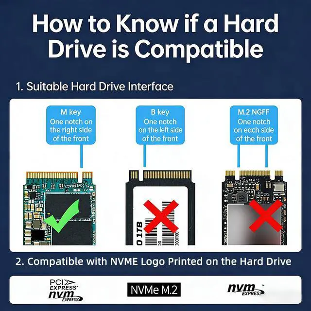 Alt view image 5 of 7 - PCIe 3.0 X1 to M.2 M Key Adapter Card SSD Expansion Converter Compatible with NVMe Protocol SSD Support PCIe X1 X4 X8 X16 Slots (10CM/3.94in)