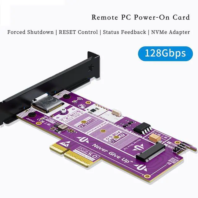 Alt view image 5 of 7 - P560RPO PCIe 5.0 X16 to M.2 NVMe SSD Adapter Card 128GBps Full-Speed Expansion Board with Aluminum Alloy Heatsink, 10000MB/s Transfer, Stable Signal, Wide Compatibility