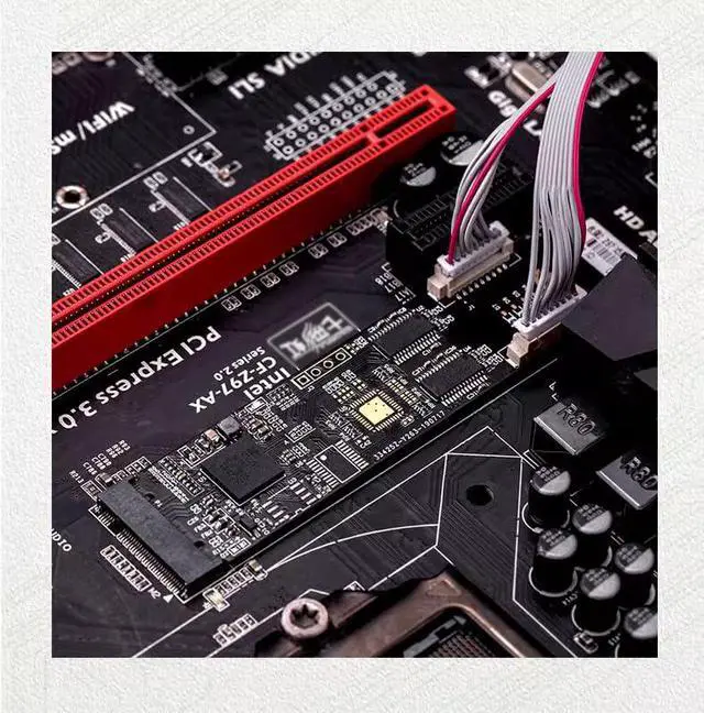 Alt view image 7 of 7 - M.2 (Key M/B) to Dual RS232 Serial Port Adapter Card 2-Port COM DB9 Expansion Card, PCIe 2.0 Gen1 x1 Interface, Industrial-Grade Converter Compatible with Terminal & Embedded Systems
