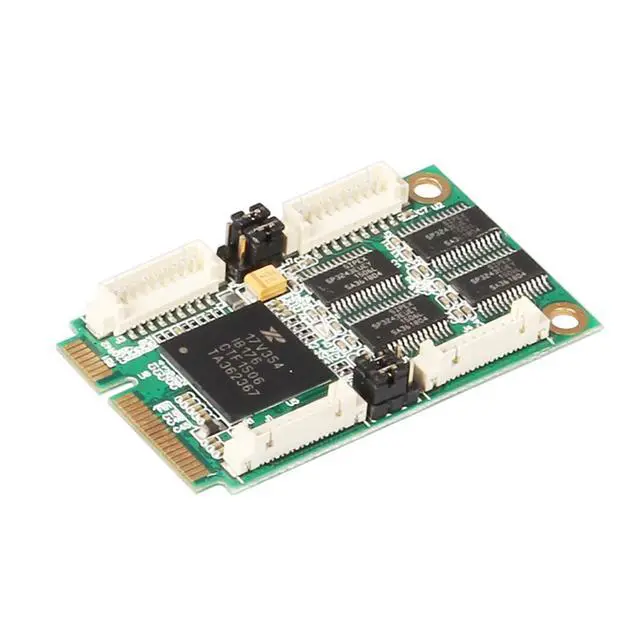 Alt view image 7 of 7 - Mini PCIe to 4-Port RS232 Serial Card, Industrial-Grade DB9 COM Expansion Adapter Mini PCI Express to RS-232 Converter, -40°C~+85°C Working Temperature