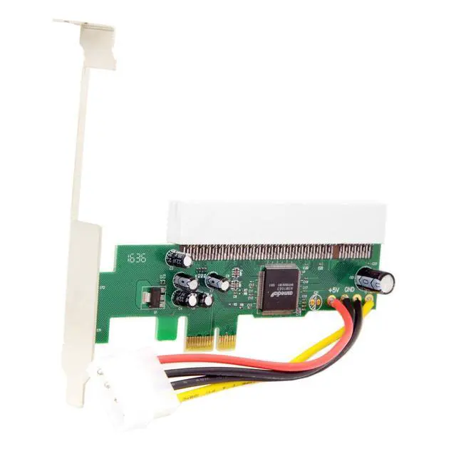 Alt view image 3 of 5 - PCI-Express PCIE PCI-E X1 X4 X8 X16 to PCI Bus Riser Card Adapter Converter with Bracket for Windows