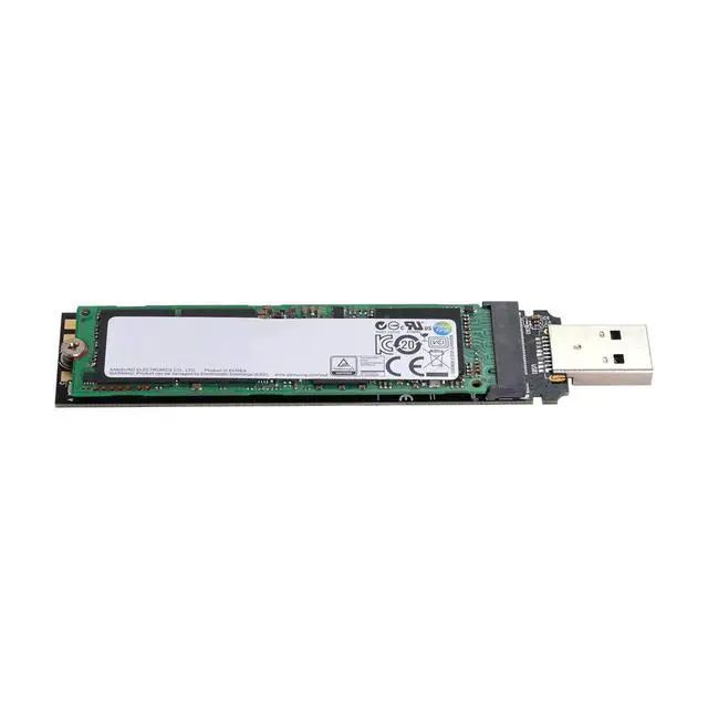 Alt view image 4 of 7 - USB 3.0 to NVME M-Key M.2 NGFF SATA SSD External PCBA Case Conveter Adapter RTL9210B Chipset