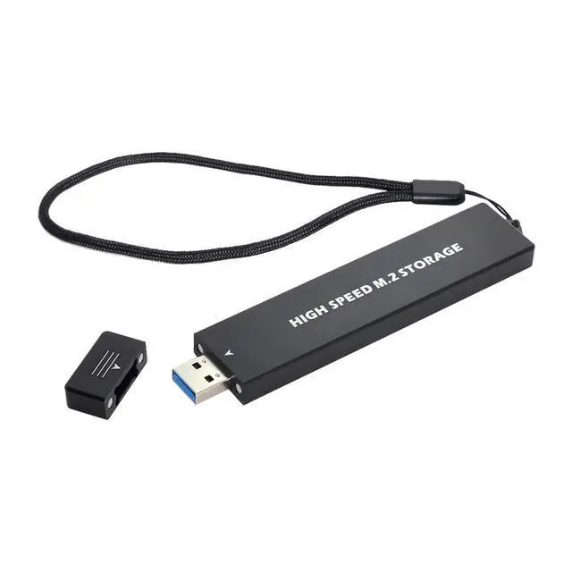 Alt view image 6 of 7 - USB 3.0 to NVME M-Key M.2 NGFF SATA SSD External PCBA Case Conveter Adapter RTL9210B Chipset