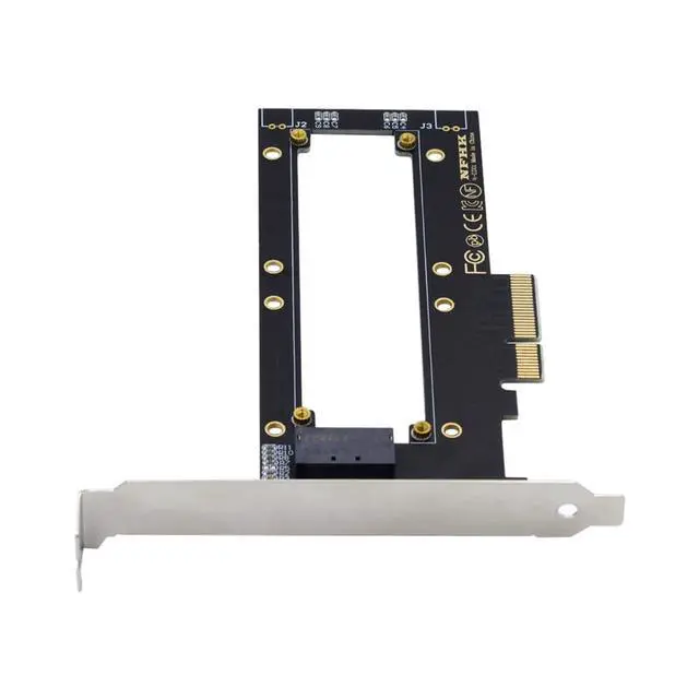 Main image of Host Adapter PCI-E4.0 4X to NVMe Ruler 1U GEN-Z EDSFF 5.9mm 8.0mm Thickness Short SSD E1.S Carrier Adapter