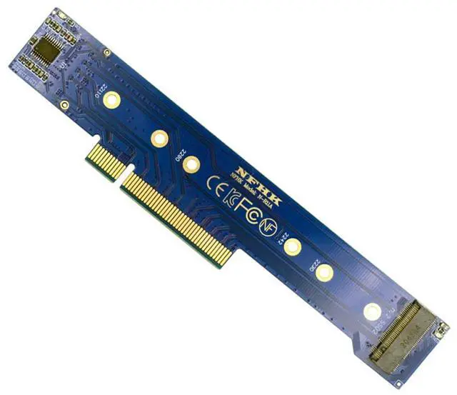 Main image of Dual 2X NVME M.2 SSD to PCIE Express Gen4 X8 X16 Raid Card VROC Raid0 Hyper Adapter with Low Profile Bracket