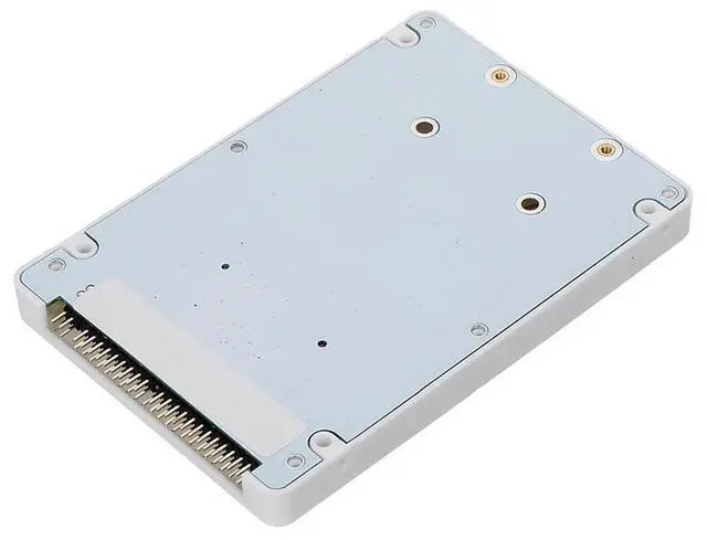 Main image of mSATA Mini PCI-E SATA SSD to 2.5 inch IDE 44pin Notebook Laptop Hard Disk case Enclosure White