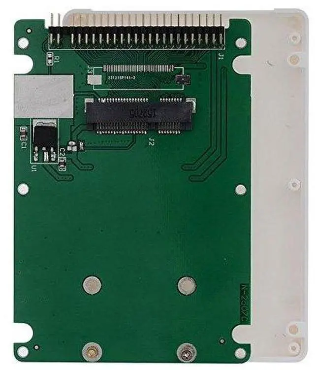 Alt view image 4 of 7 - mSATA Mini PCI-E SATA SSD to 2.5 inch IDE 44pin Notebook Laptop Hard Disk case Enclosure White