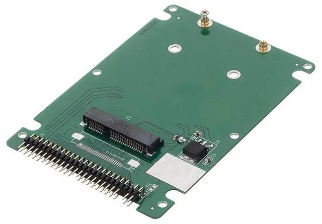 Alt view image 6 of 7 - mSATA Mini PCI-E SATA SSD to 2.5 inch IDE 44pin Notebook Laptop Hard Disk case Enclosure White