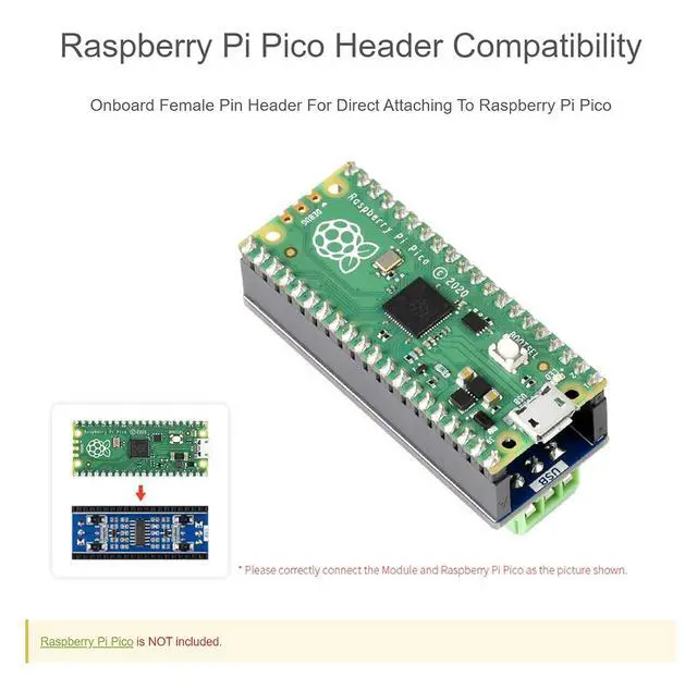 Alt view image 4 of 7 - 2-Channel RS232 Module for Raspberry Pi Pico, UART to RS232 Mutual Conversion Module Incorporates RS232 Transceiver SP3232EEN, Using UART Bus, Baudrate up to 912600bps