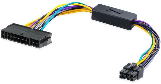 Main image of ATX 24-Pin to ATX 8-Pin Power Supply Adapter Cable for DELL Optiplex 3020/7020/9020 & Precision T1700 Compatible with DELL Motherboards H61 H81 Q77 Q87 B75 A75 Q75 Q65 13in/33cm