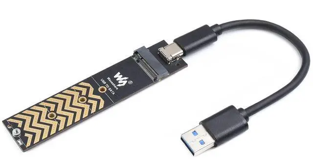 Main image of USB-C Adapter for NGFF M.2 SSD, USB3.2 Gen2 Type-C Converter Support M.2 SATA NGFF SSD 2230 2242 2260 2280 SSD with B Key/B+M Key, Fast Reading/Writing up to 6 Gbps/s