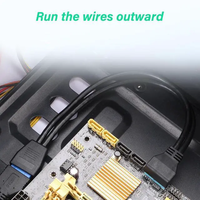 Alt view image 5 of 6 - PC Motherboard USB 3.0 19-Pin Extension Cable (Model B) 5Gbps Male to Female Connector Compatible with Most Mainstream Motherboard Brands 11.8in/30cm