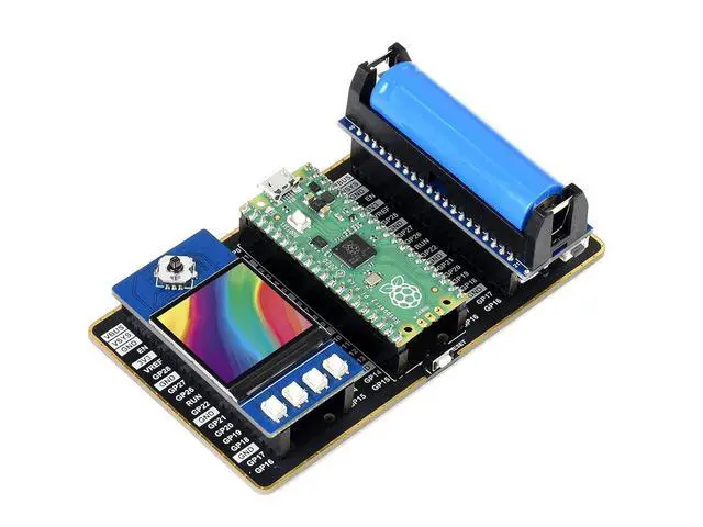 Alt view image 4 of 7 - for Raspberry Pi Pico 1.3 inch LCD Display, 240x240 IPS Screen Display, 65K RGB Colors, Embedded ST7789 Driver Chip, Using SPI Bus, Compatible with Raspberry Pi Pico Header