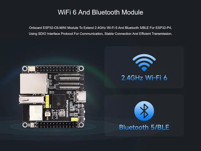 Alt view image 4 of 7 - ESP32-P4-NANO Development Board Based on ESP32-P4 Chip with RISC-V Dual-core and Single-core Processors, Onboard MIPI-CSI, MIPI-DSI, USB 2.0 OTG, ETH, SDIO 3.0 TF Card Slot, etc. Interfaces